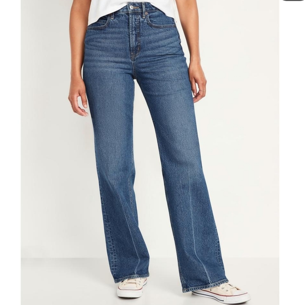 High-Waisted Wide-Leg Jeans for Women